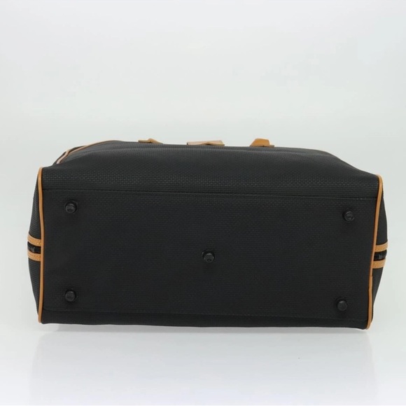 Yves Saint Laurent Elegant Black and Tan Travel Bag - Picture 6 of 12